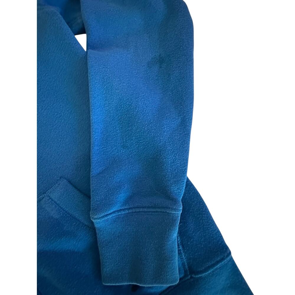 Burberry Brit Blue Zip Hoodie SP Quiet Luxury Designer Athleisure Check Lined - Picture 7 of 11